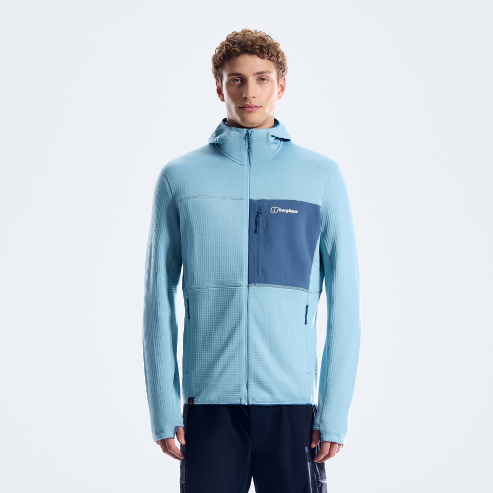 Ridge-Hiker Kapuzenjacke für Herren - Hellblau