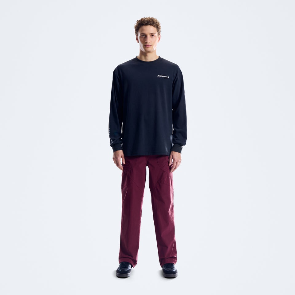 Big Wall Hose für Herren - Dunkellila