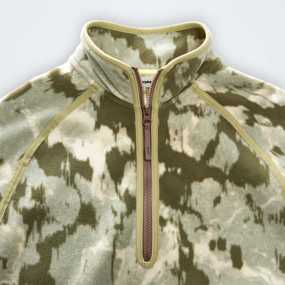 Bamburgh Half-Zip Fleece für Damen - Hellgrün