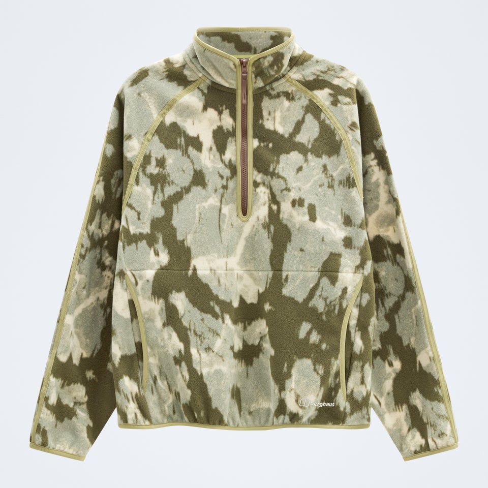 Bamburgh Half-Zip Fleece für Damen - Hellgrün