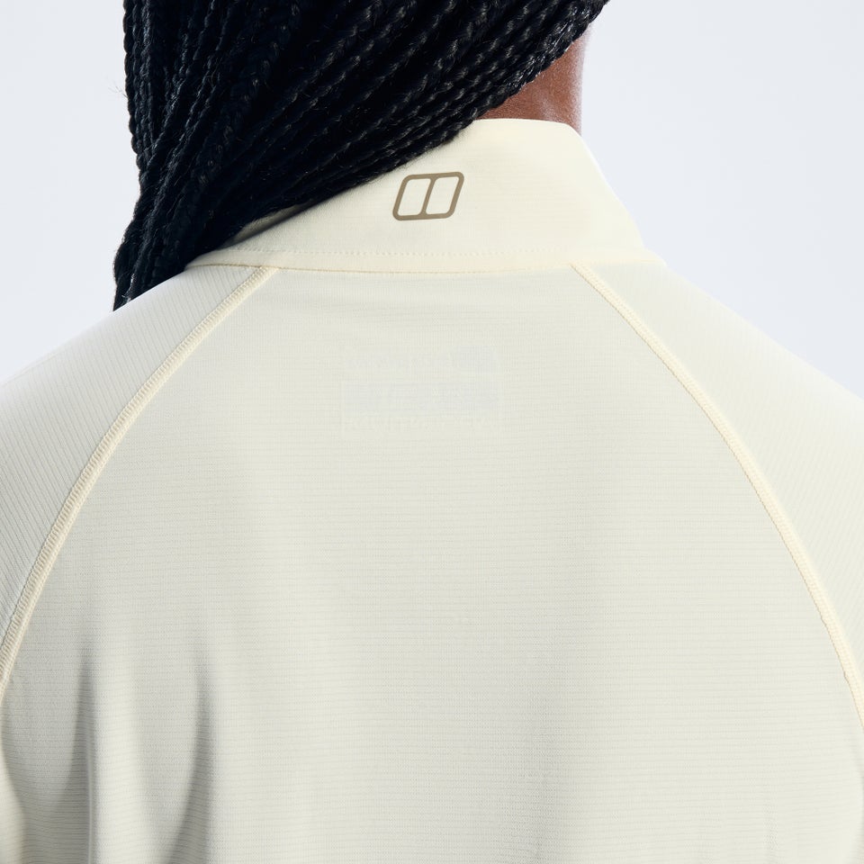 Women's 24/7 Half Zip Long Sleeve Tech Tee - Grey