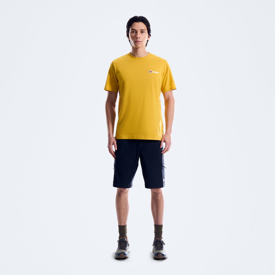 Men's Berghaus Class Logo Tee - Yellow