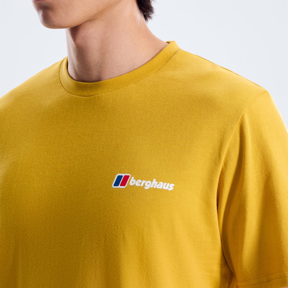 Men's Berghaus Class Logo Tee - Yellow