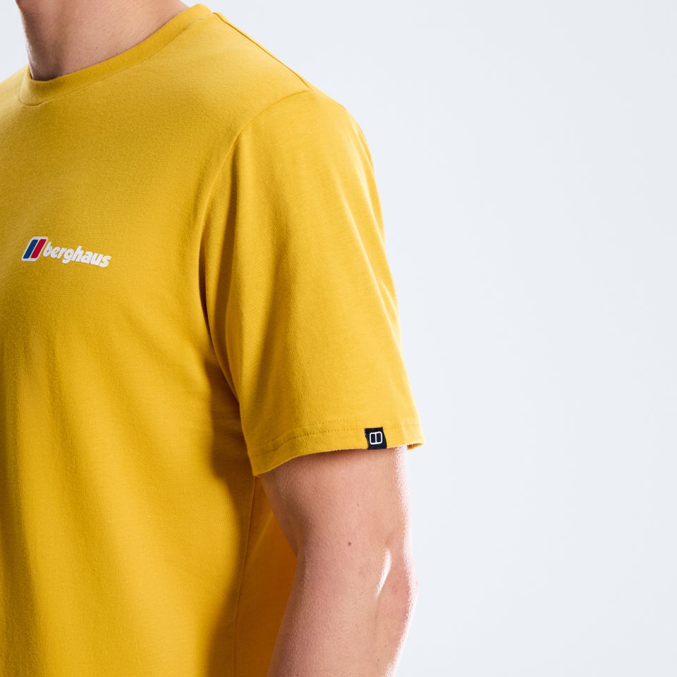 Men's Berghaus Class Logo Tee - Yellow