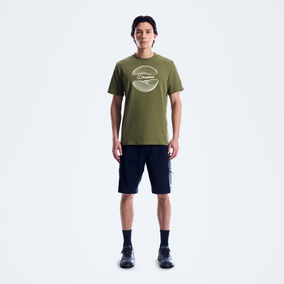 Men's Curvature Essential Tee - Green