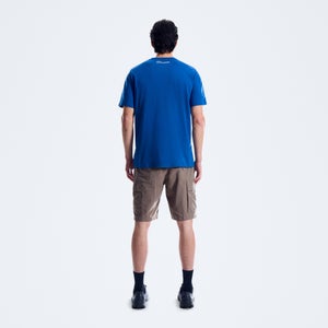 Men's Sketched Blocks Essential Tee - Blue