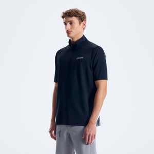 Men's Bowburn Half Zip Tech Tee - Black