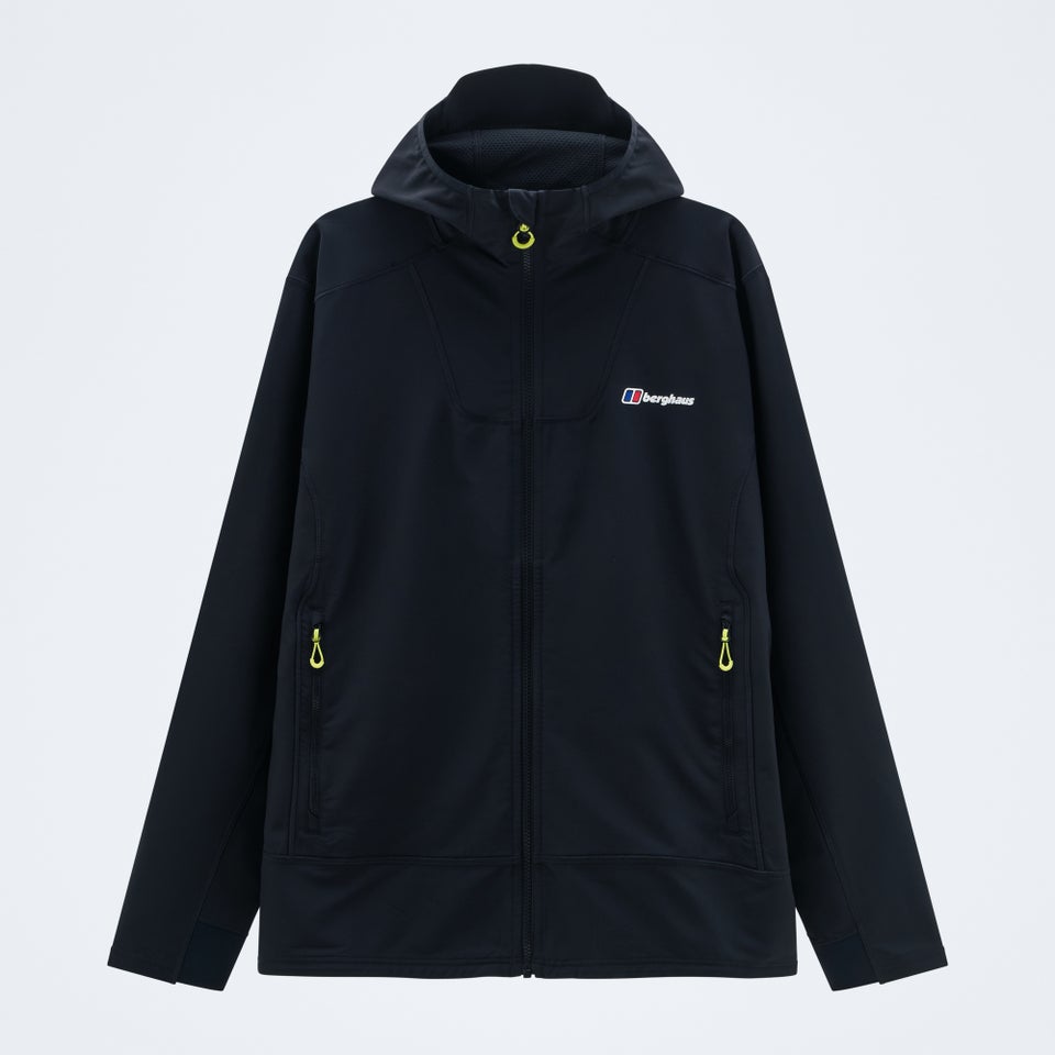 Men's Greenbank Hooded Jacket - Jet Black