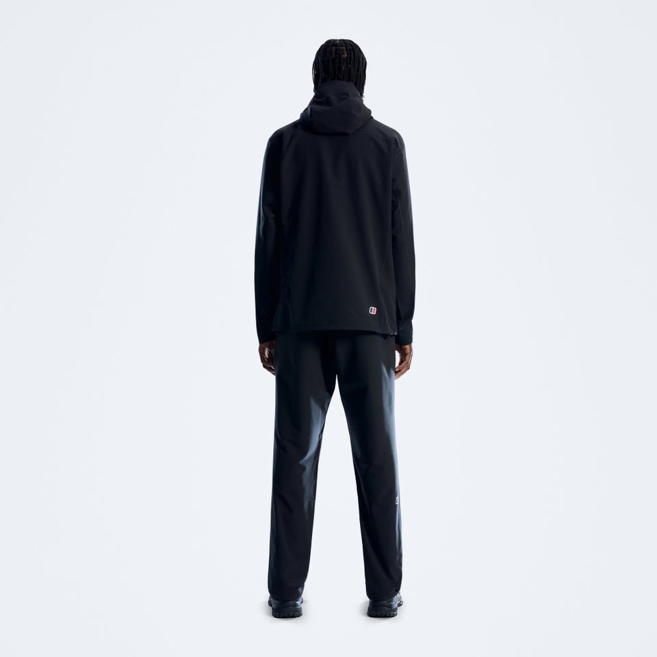 Men's Greenbank Hooded Jacket - Jet Black
