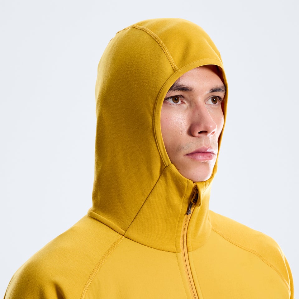 Trawden Hybrid-Jacke für Herren - Dunkelgelb