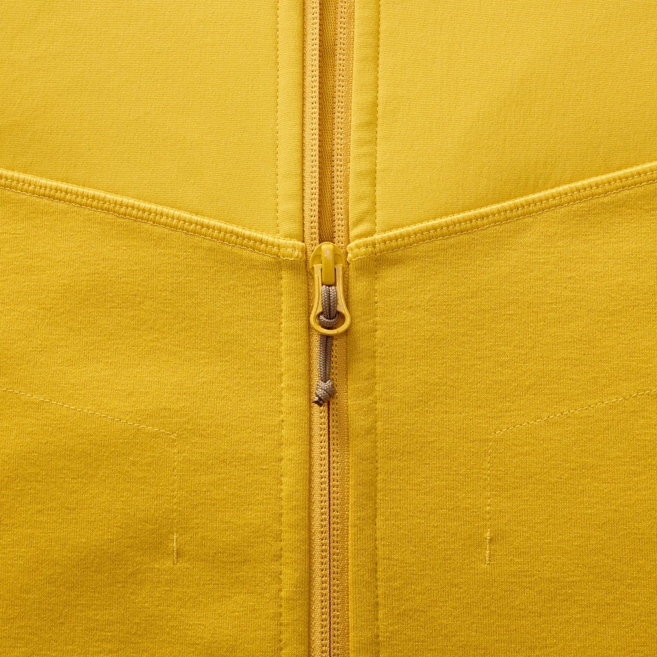 Trawden Hybrid-Jacke für Herren - Dunkelgelb