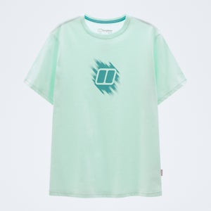 Women's Sketched Blocks Essential Tee - Blue