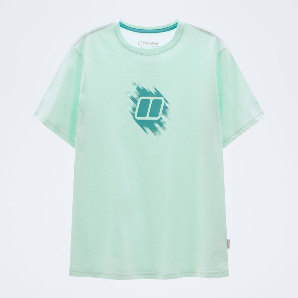 Women's Sketched Blocks Essential Tee - Blue