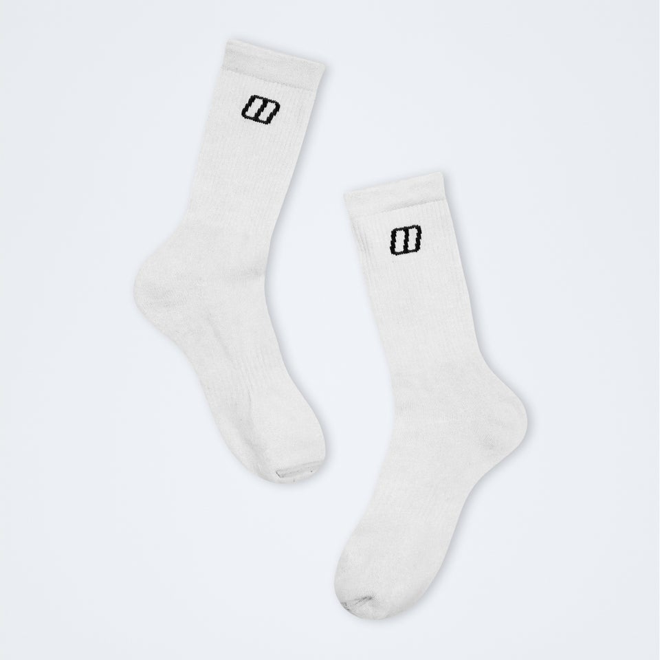 Unisex Everyday Sock 3 Pack - White