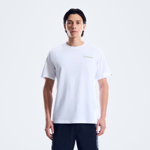Men's Geo-Mountaintry Essential Tee - White