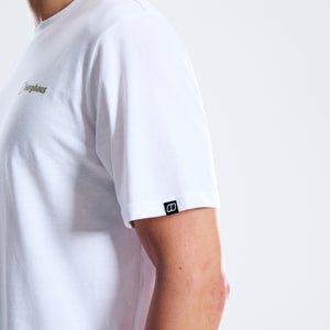 Men's Geo-Mountaintry Essential Tee - White
