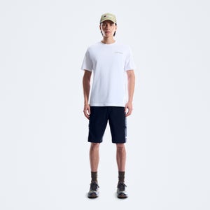 Men's Geo-Mountaintry Essential Tee - White