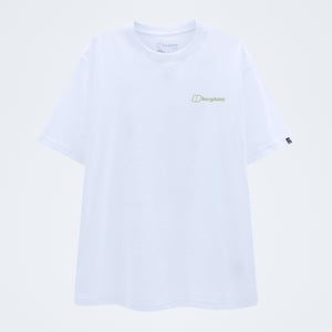 Men's Geo-Mountaintry Essential Tee - White