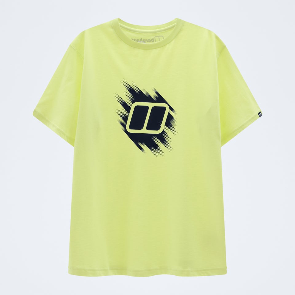 Men's Sketched Blocks Essential Tee - Green