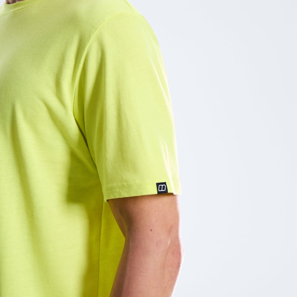 Men's Sketched Blocks Essential Tee - Green