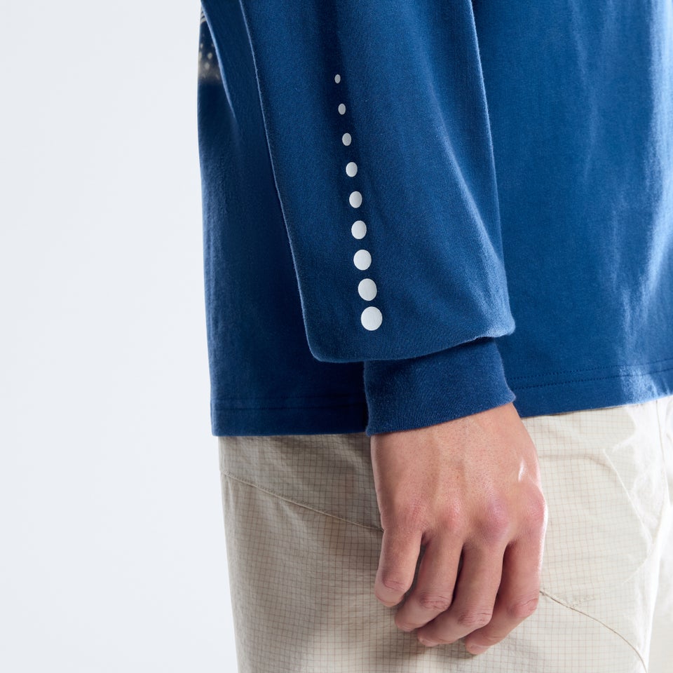 Big Wall Tee für Herren - Dunkelblau