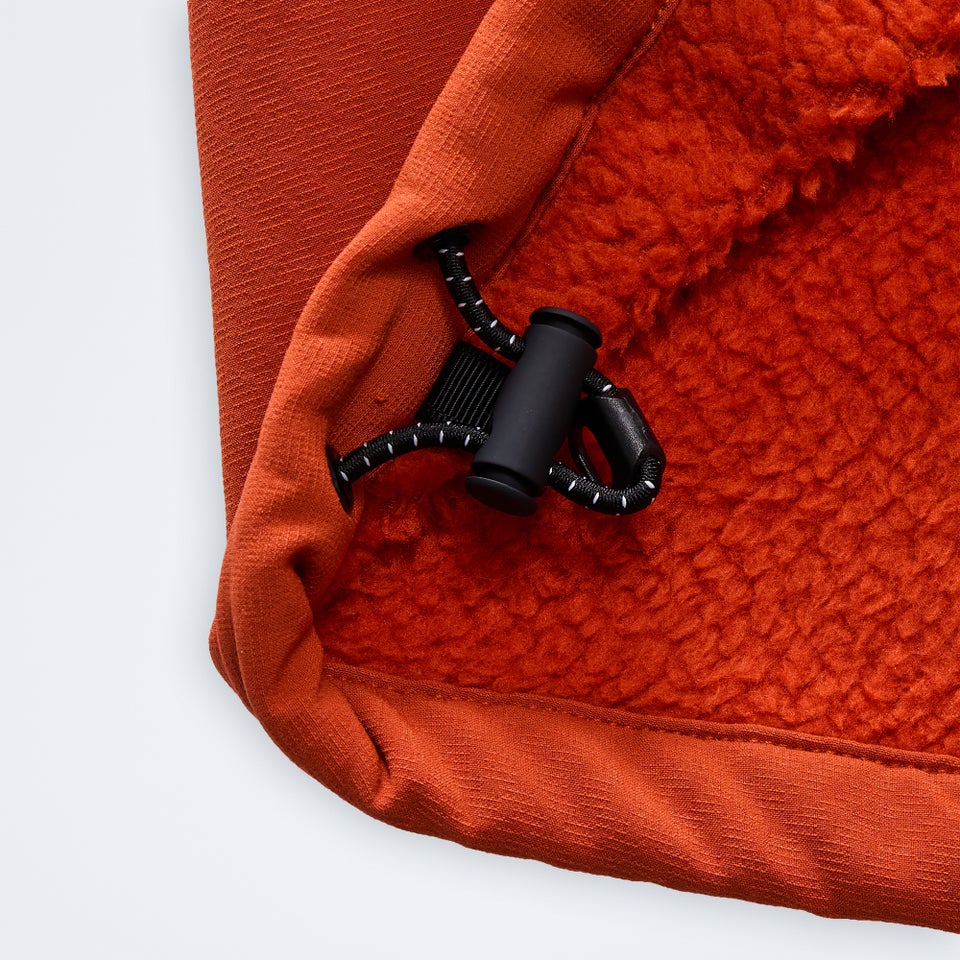 Men's Big Wall Half Zip - Orange