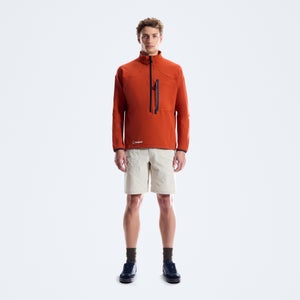 Men's Big Wall Half Zip - Orange