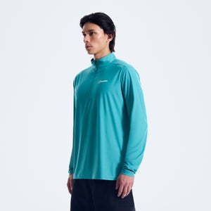 Men's 24/7 Half Zip Long Sleeve Tech Tee - Blue