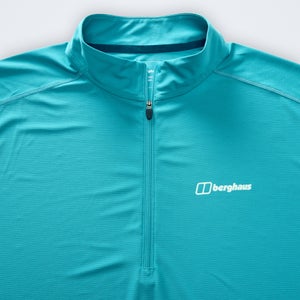 Men's 24/7 Half Zip Long Sleeve Tech Tee - Blue