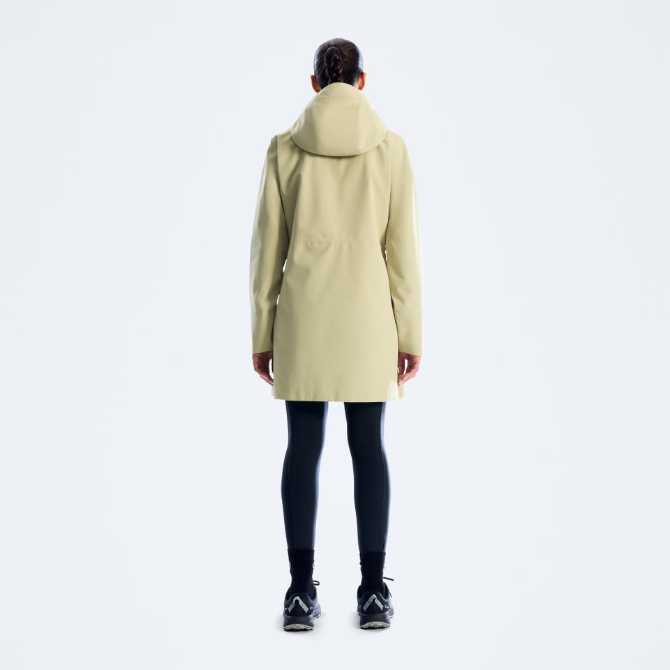 Women's Omeara Long Waterproof Jacket - Green