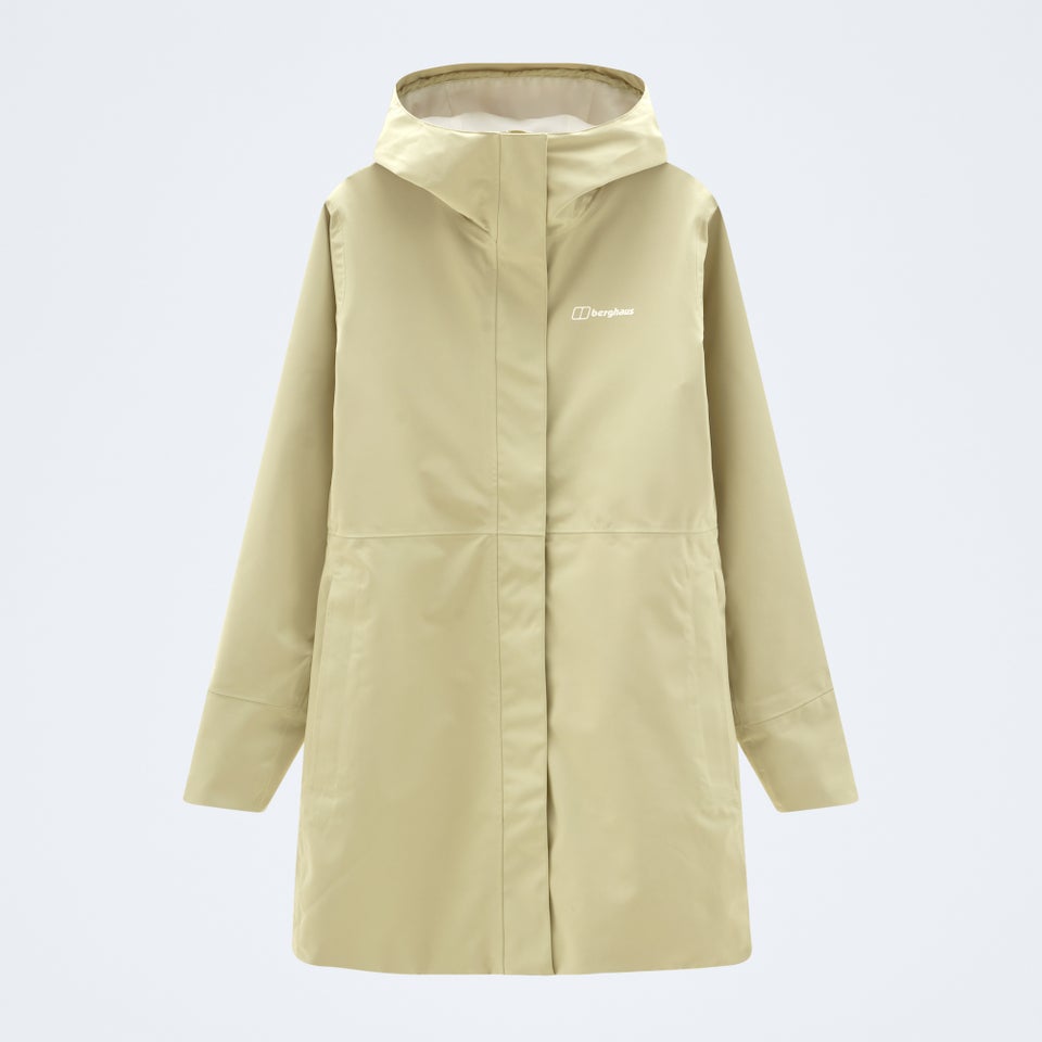 Women's Omeara Long Waterproof Jacket - Green