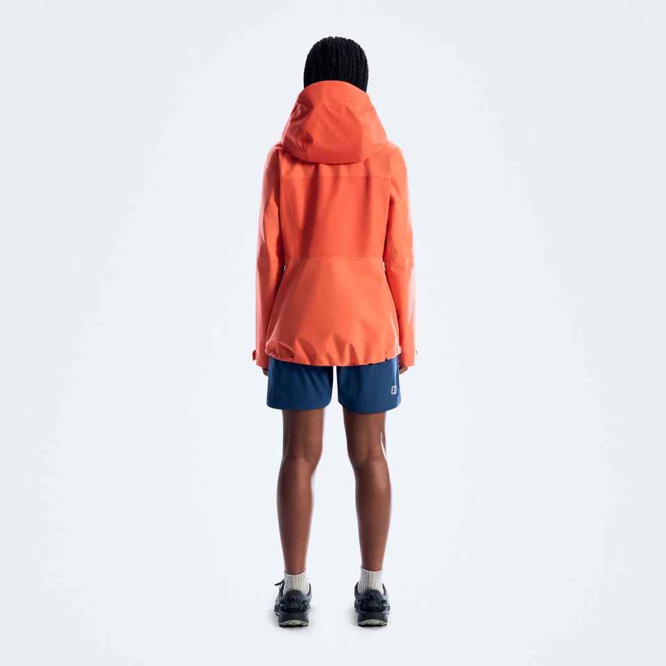 Women's Ridge-Seeker Waterproof Jacket - Orange