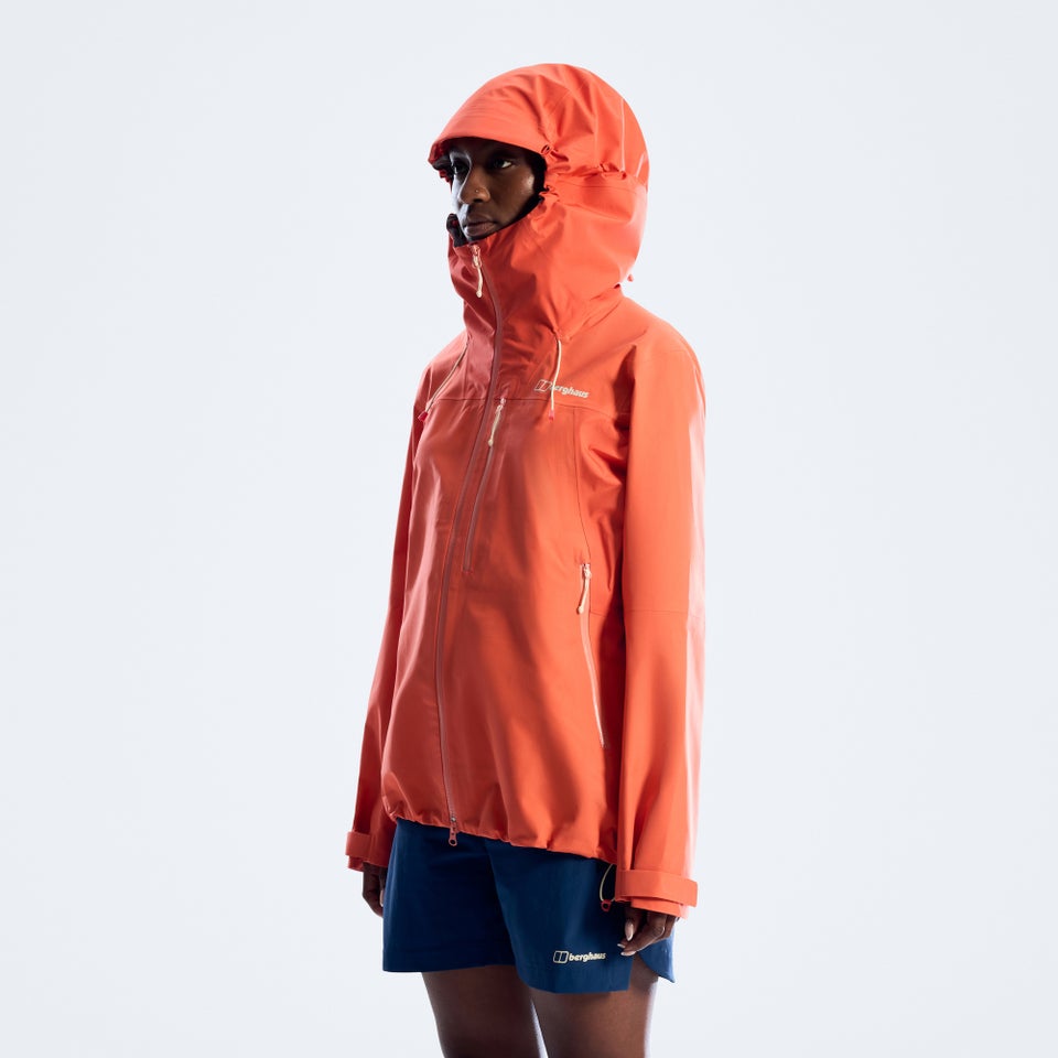 Women's Ridge-Seeker Waterproof Jacket - Orange