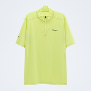 Men's Bowburn Half Zip Tech Tee - Light Yellow