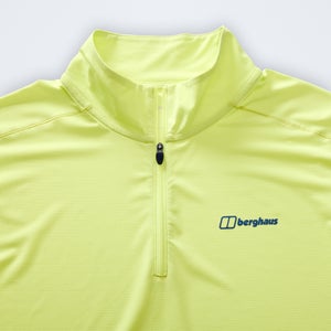 Men's Bowburn Half Zip Tech Tee - Light Yellow