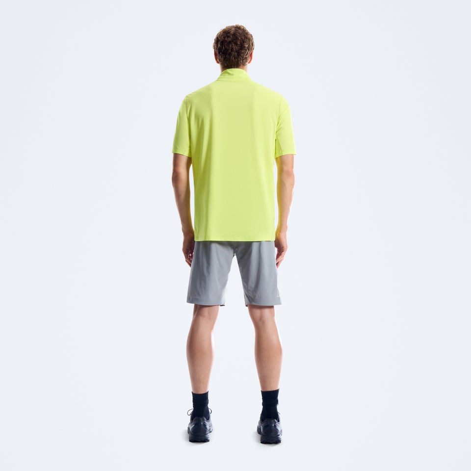 Men's Bowburn Half Zip Tech Tee - Light Yellow