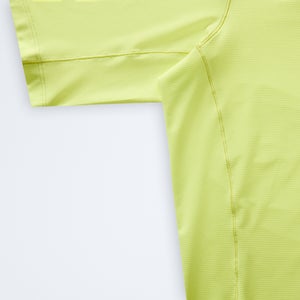 Men's Bowburn Half Zip Tech Tee - Light Yellow