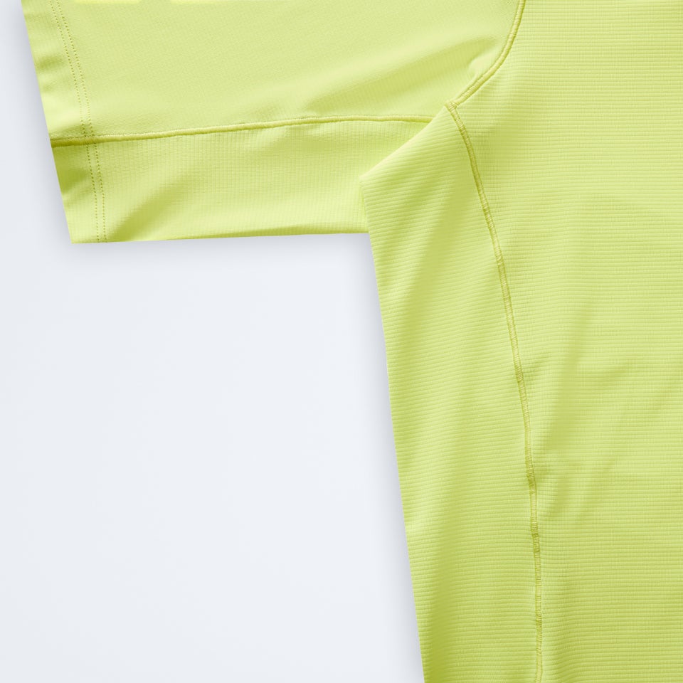 Men's Bowburn Half Zip Tech Tee - Light Yellow
