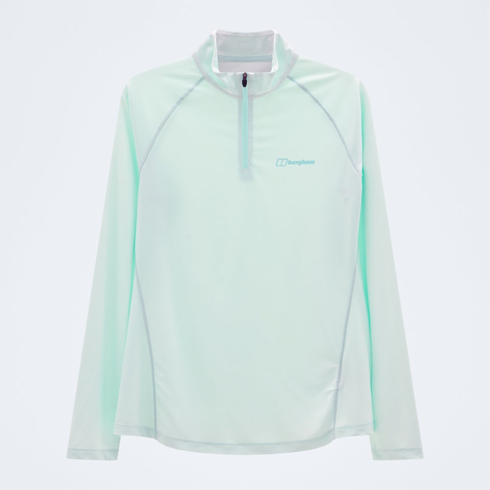Women's 24/7 Half Zip Long Sleeve Tech Tee - Blue