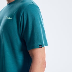 Men's Geo-Mountaintry Essential Tee - Blue