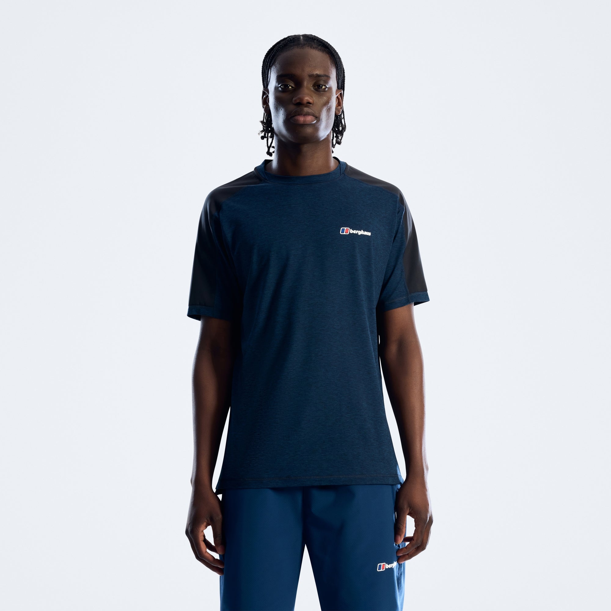 Men's Farndale Tech Tee - Hale Navy/Jet Black | Berghaus