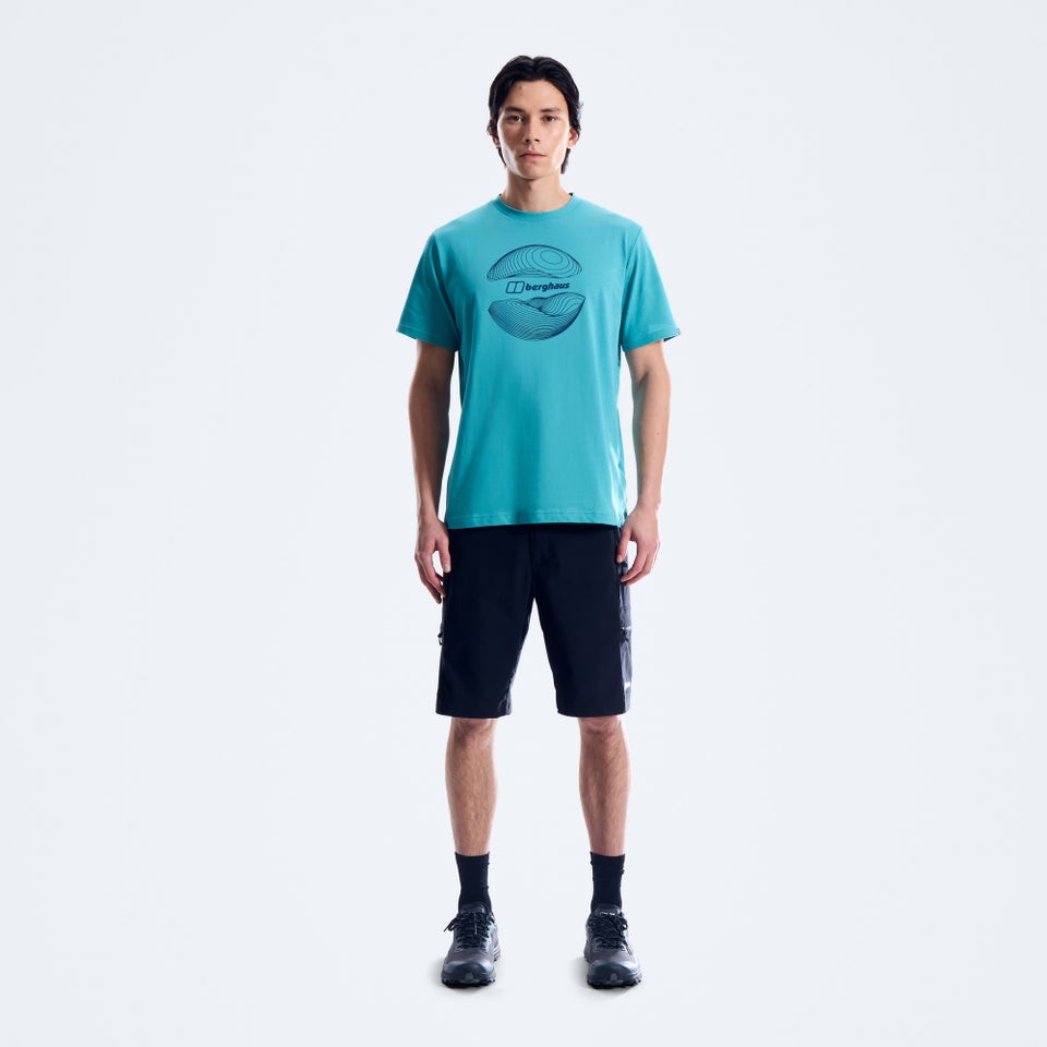 Men's Curvature Essential Tee - Blue