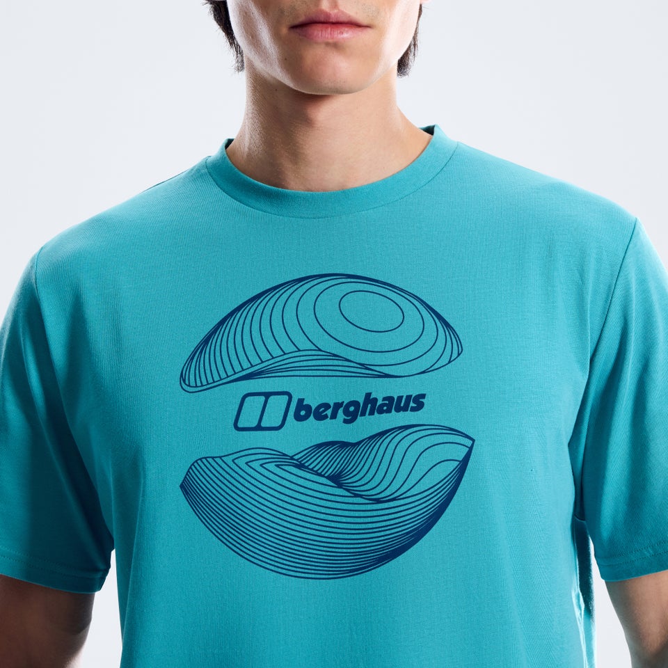 Men's Curvature Essential Tee - Blue