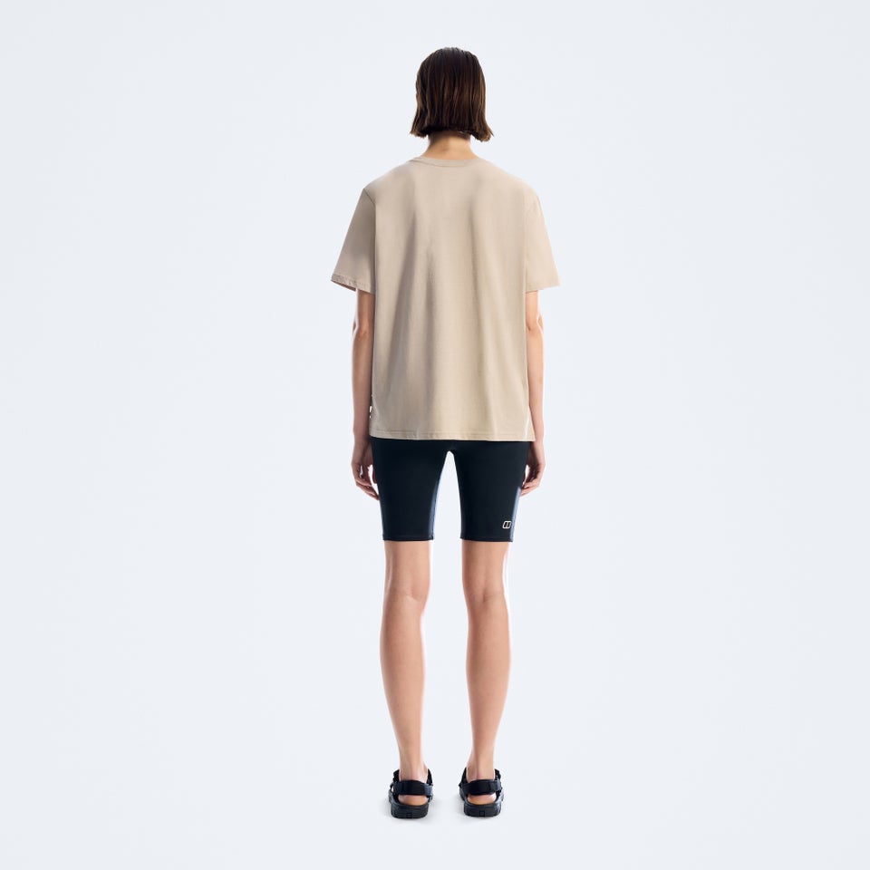 Women's Sketched Blocks Essential Tee - Grey