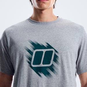 Men's Sketched Blocks Essential Tee - Grey