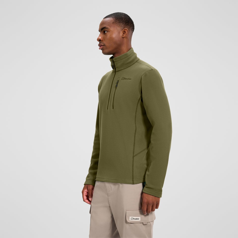 Prism Micro Polartec Half Zip Fleece für Herren - Dunkelgrün