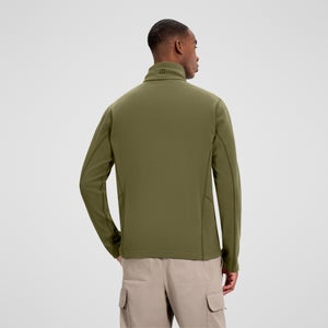 Prism Micro Polartec Half Zip Fleece für Herren - Dunkelgrün