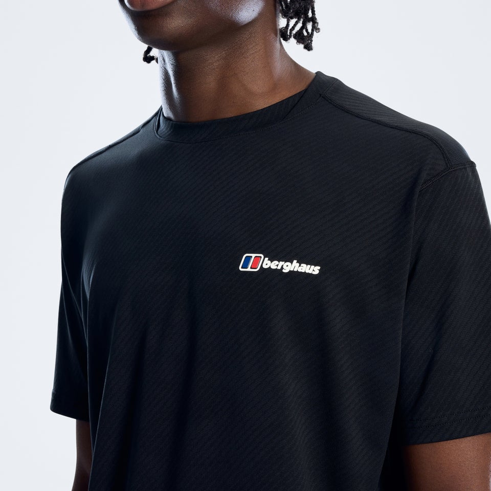 Men's Dawdon Tech Tee - Jet Black
