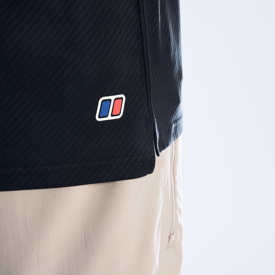 Men's Dawdon Tech Tee - Jet Black