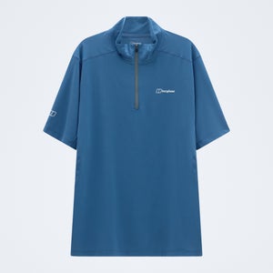 Bowburn Half-Zip Tech-T-Shirt für Herren - Dunkelblau